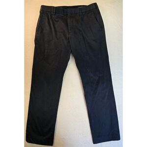 Bonobos Pants Mens 33x30 Navy Blue Monday Slim Fit Chino Trousers Cotton Casual